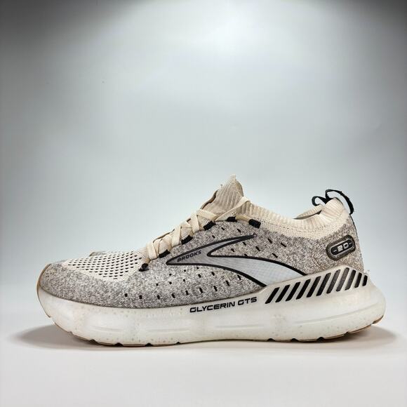 Brooks Glycerin GTS 20 Gray White Running Shoes Women's Size 10.5 Men's 9 - Picture 4 of 12